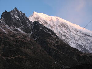 Langtang Lirung Sunset