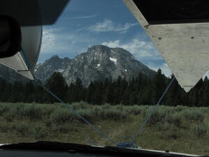 Our Canoes Looking at Moran