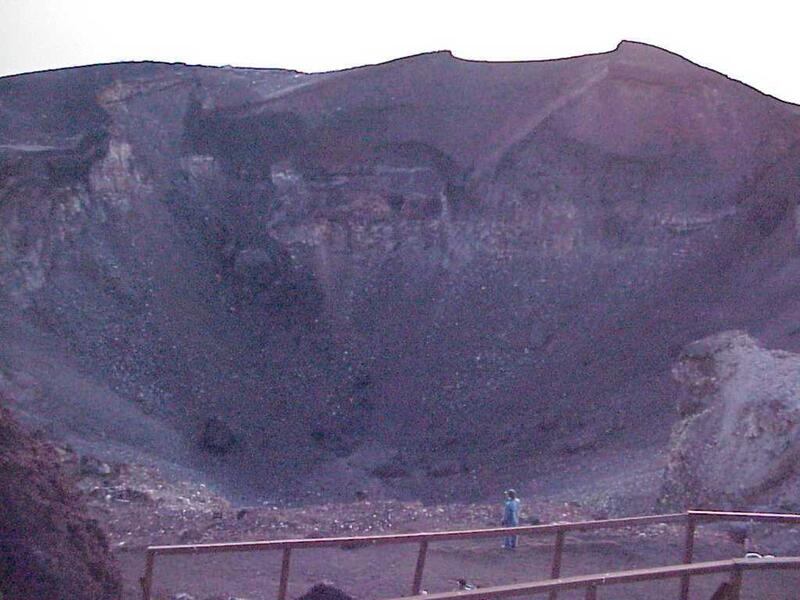 looking into crater 1