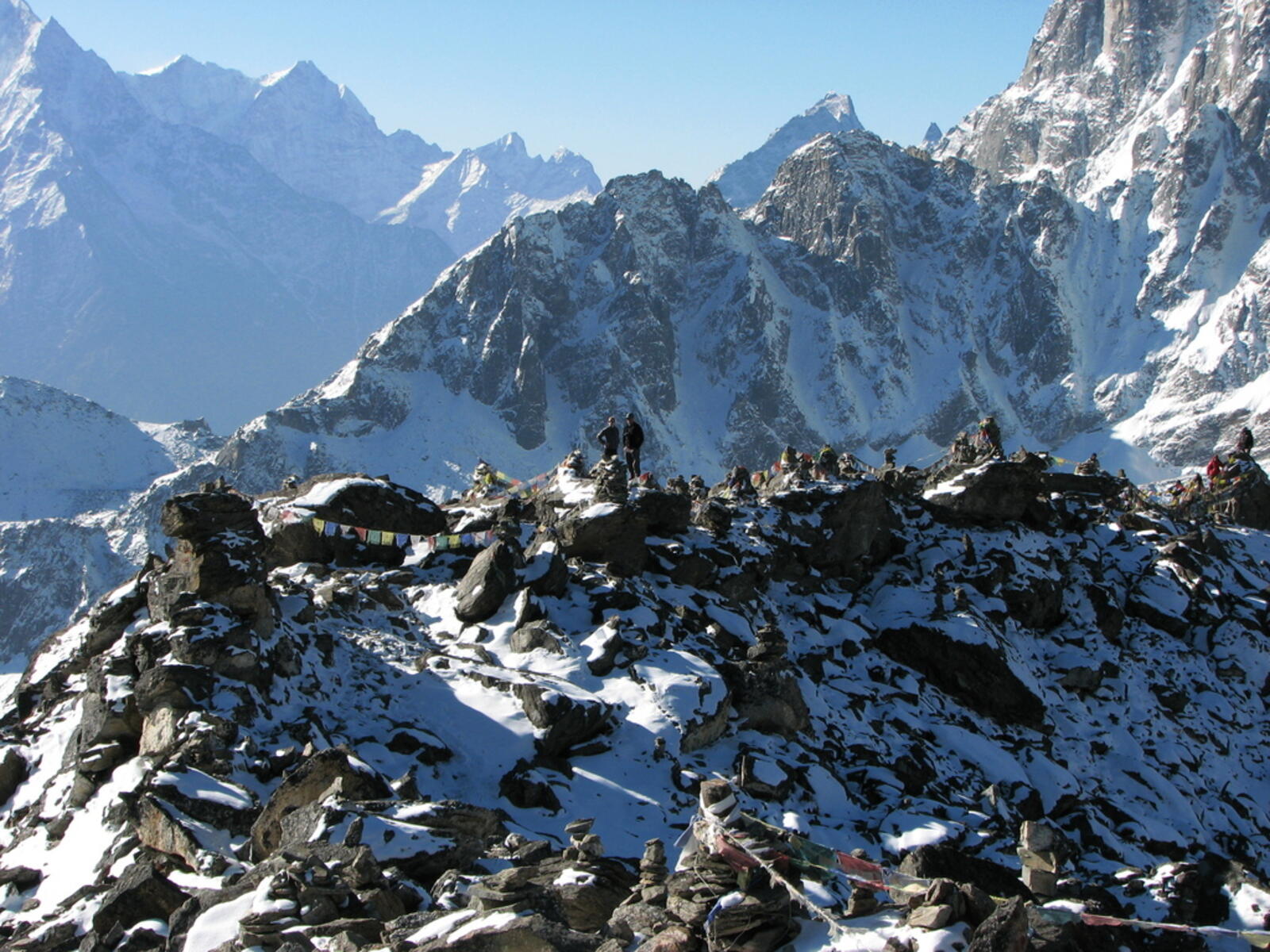 Bouldering Around atop Gokyo Ri