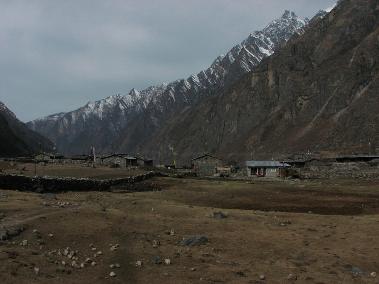 Leaving Langtang