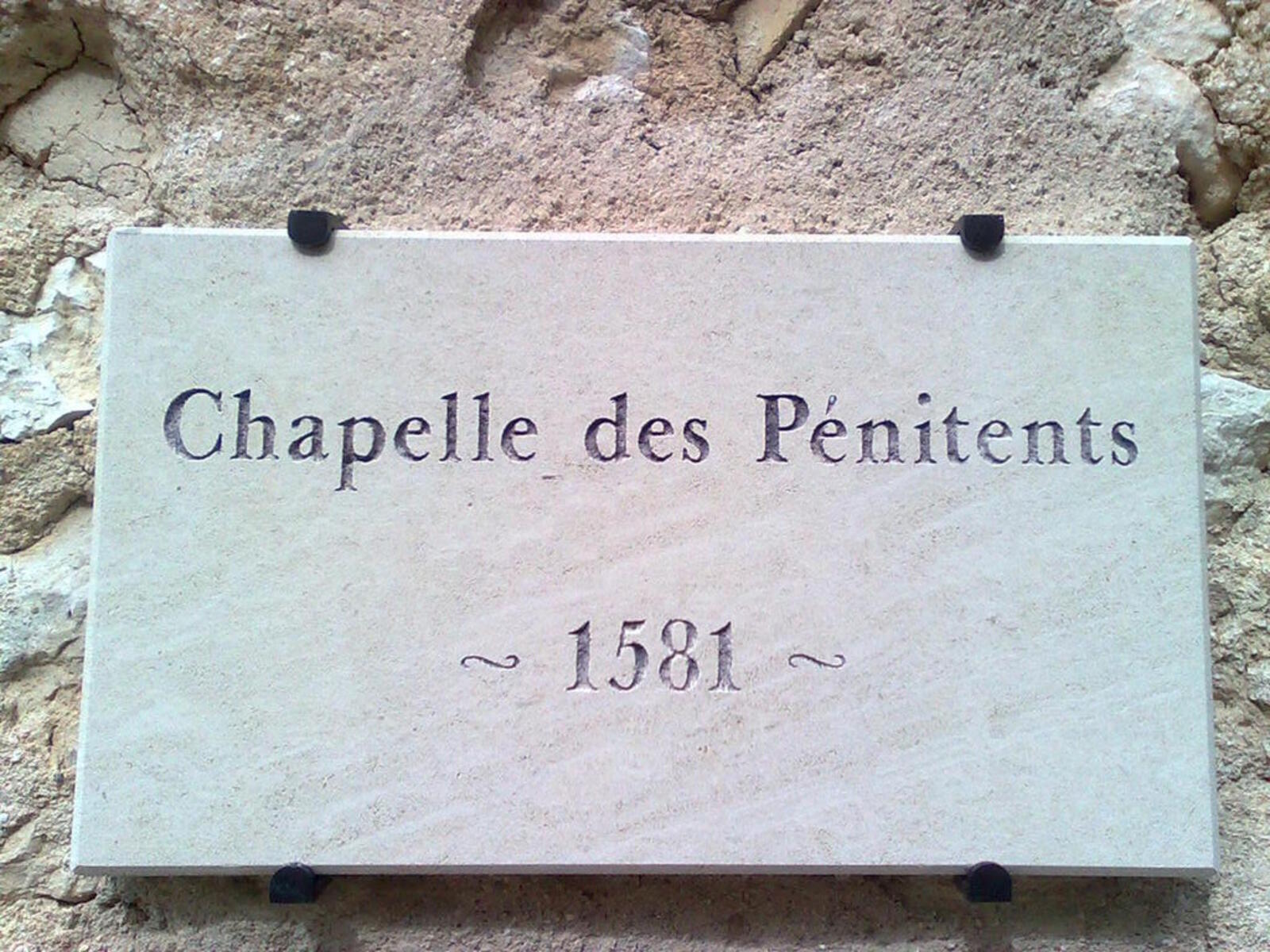 Chapelle des Penitents 1581