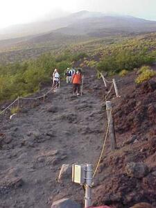 5th station looking up trail