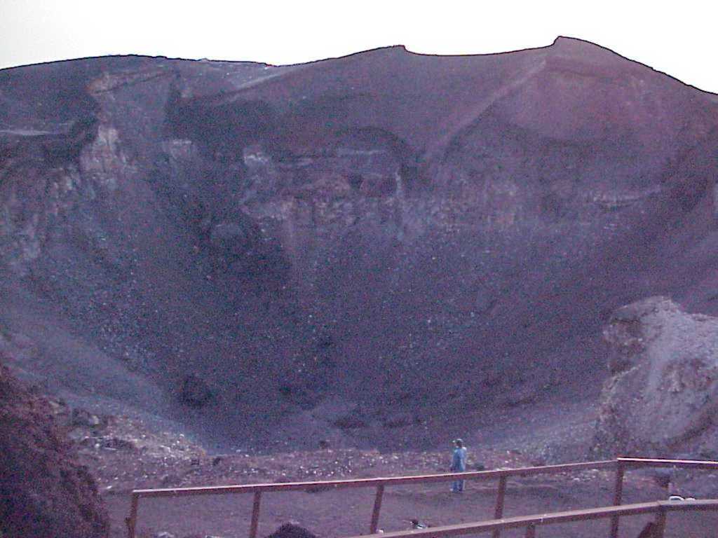 looking into crater 1